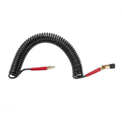 Шланг BLACK M-Flex 5.5х8мм 10м спіральний поліуретановий з поворотним шарніром NTERTOOL PT-1790