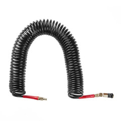 Шланг BLACK M-Flex 6.5х10мм 15м спіральний поліуретановий з поворотним шарніром INTERTOOL PT-1794