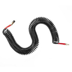 Шланг BLACK M-Flex 6.5х10мм 20м спіральний поліуретановий з поворотним шарніром INTERTOOL PT-1795