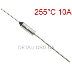 Термозапобіжник 255°C 10А250V RY01