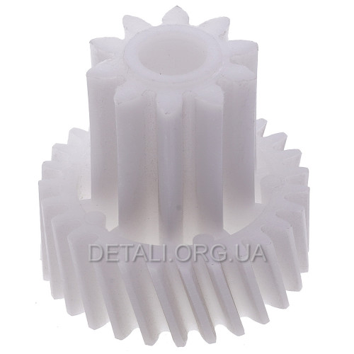 Шестерня (малая) мясорубки Braun G1100C D49,5/31мм/зубы 27-лево*10-прямо