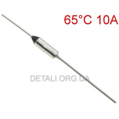 Термозапобіжник 65°C 10А250V RY01