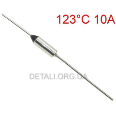 Термозапобіжник 123°C 10А250V RY01