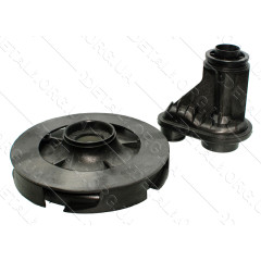 ежектор Pedrollo JSW 10 / 15 Dобщ 164 D1 44 D2 30