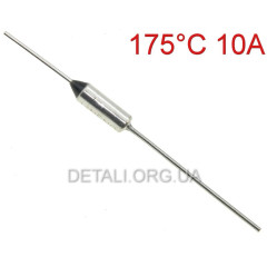 Термопредохранитель 175°C 10А250V RY01