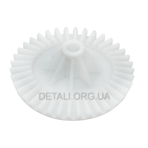 Шестерня м'ясорубки PHILIPS HR7765 (D75мм/29мм з1 38 прямо з2 12 прямо h 46мм Dвн 8мм)
