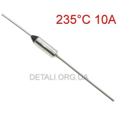 Термозапобіжник 235°C 10А250V RY01