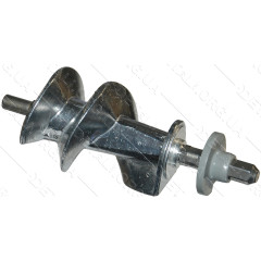 шнек м'ясорубки L115 D1 8mm квадрат D2 8mm зовнішній шестигранник + пластикова втулка