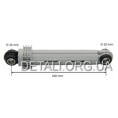 Амортизатор СМА Samsung DC66-00343F ANSA 60N мц160*10мм*10мм