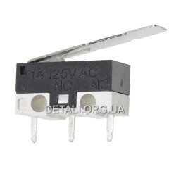 Микропереключатель KW10-Z2P (1A, 125В) Daier