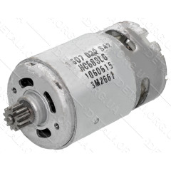 Двигун (мотор) шуруповерта Bosch GSR 1080 Li оригінал 2609199366 10,8V d38 L76 шестерня 12 зубів d10