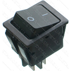 тумблер 2 положення 4 контакти 25*32 mm h33mm 16A