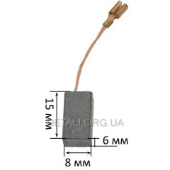 Щітка 6х8х15 дрилі Stanley STDR5206 оригінал 5140136-53