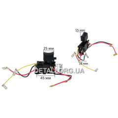 Кнопка шуруповерта Maktec MT080 оригінал 638886-8