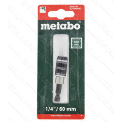 Бітотримач магнітний з фіксатором 1/4 "- 60 mm Metabo оригінал 628540000