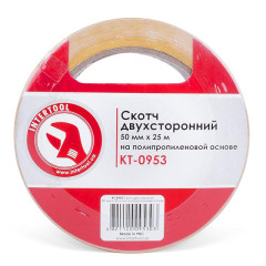 Скотч двухсторонний 50 мм*25 м на полипропиленовой основе