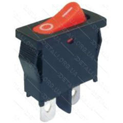 тумблер 2 положення 2 контакти 10*21 mm 6A