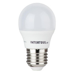 Лампа світлодіодна LED G45, E27, 5Вт, 150-300В, 4000K, 30000г, гарантія 3 роки.